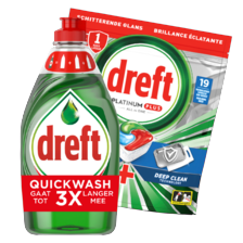 Dreft afwasmiddel of vaatwascapsules